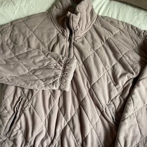 Abercrombie & Fitch quilted quarter zip